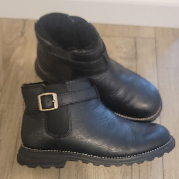 Black Ankle Boots with Buckle - Picture 1 of 10